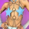 AE New Starry Night Harness Top With Chains