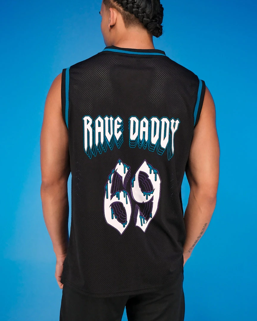 Jarmoo Mens Rave Daddy Basketball Jersey 2 Jarmoo Mens Rave Daddy Basketball Jersey