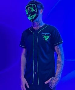 Jarmoo Biohazard Hardstyle Blacklight Green Jersey 25 Jarmoo Biohazard Hardstyle Blacklight Green Jersey