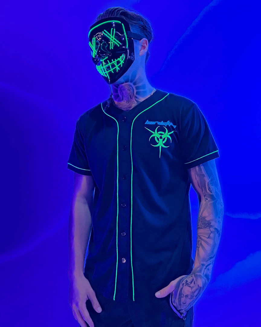Jarmoo Biohazard Hardstyle Blacklight Green Jersey 11 Jarmoo Biohazard Hardstyle Blacklight Green Jersey