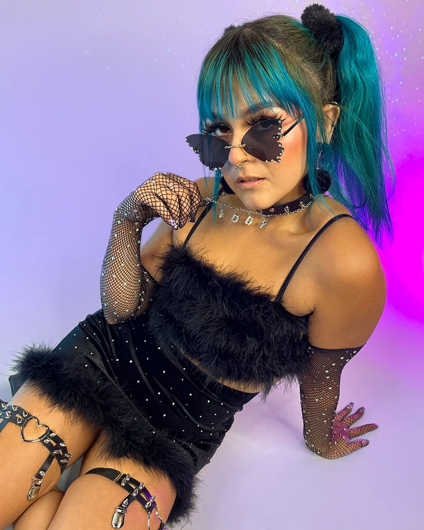 Bear Dance Velvet Rhinestone Skirt New 5 Bear Dance Velvet Rhinestone Skirt New