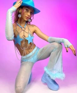 AE New Starry Night Harness Top With Chains