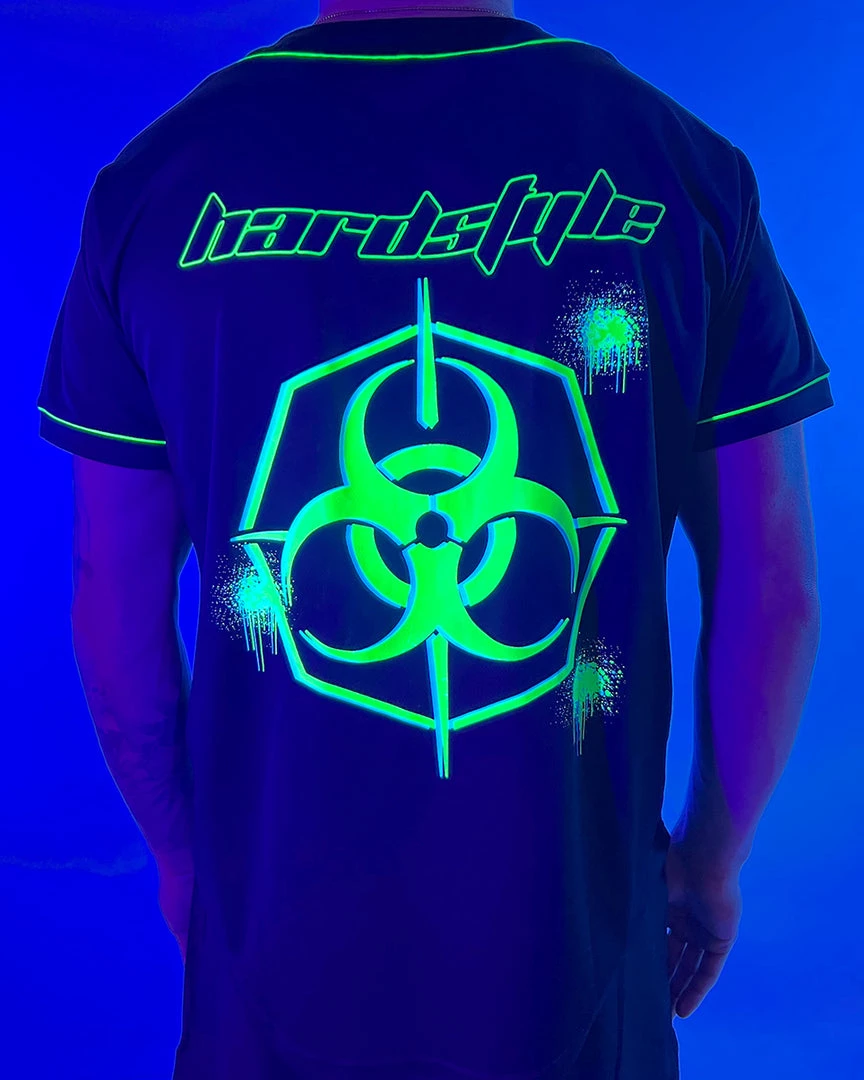 Jarmoo Biohazard Hardstyle Blacklight Green Jersey 3 Jarmoo Biohazard Hardstyle Blacklight Green Jersey
