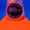 Xucai Accessories Neon Orange Black Light Reactive Fine Glitter