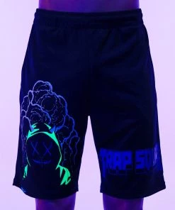 Jarmoo Trap Squad Blacklight Basketball Shorts Bottoms