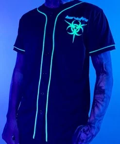Jarmoo Biohazard Hardstyle Blacklight Green Jersey