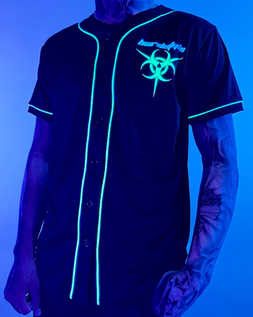 Jarmoo Biohazard Hardstyle Blacklight Green Jersey 2 Jarmoo Biohazard Hardstyle Blacklight Green Jersey