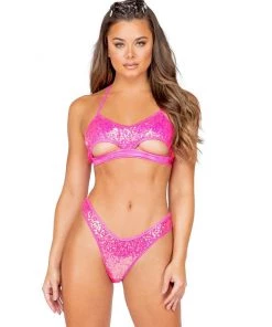 Roma Rave Bottoms Sequin Cheeky Thong Bottoms