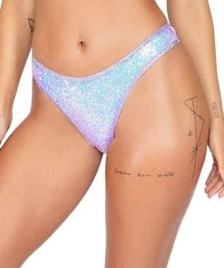 Roma Rave Bottoms Sequin Cheeky Thong Bottoms