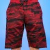 Phillip Marciano LLC Mens Red Camo Men's Shorts
