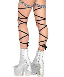 Roma Accessories Astro Candy Gartered Leg Wrap (Pair)