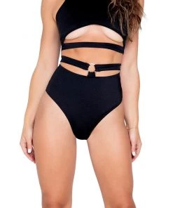 Roma New Candy Lane High Waisted Ring Detail Shorts