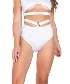 Roma New Candy Lane High Waisted Ring Detail Shorts