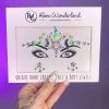 Uniflying Stardust Princess Rave Face Jewel Accessories
