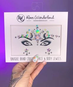 Uniflying Stardust Princess Rave Face Jewel Accessories