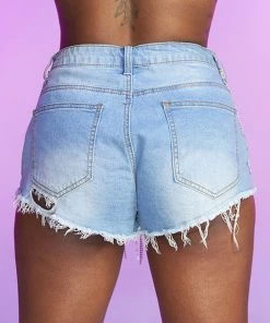 Hot And Delicious New Diamond Glazed Denim Shorts 5 Hot And Delicious New Diamond Glazed Denim Shorts