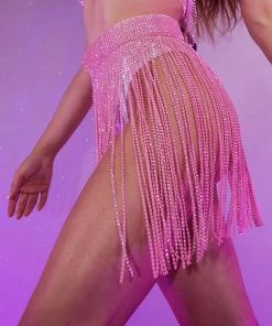 Hot And Delicious Mo' Money Mo' Jewels Cover Up Skirt