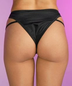 Roma Black Kinetic Strap Bottoms New