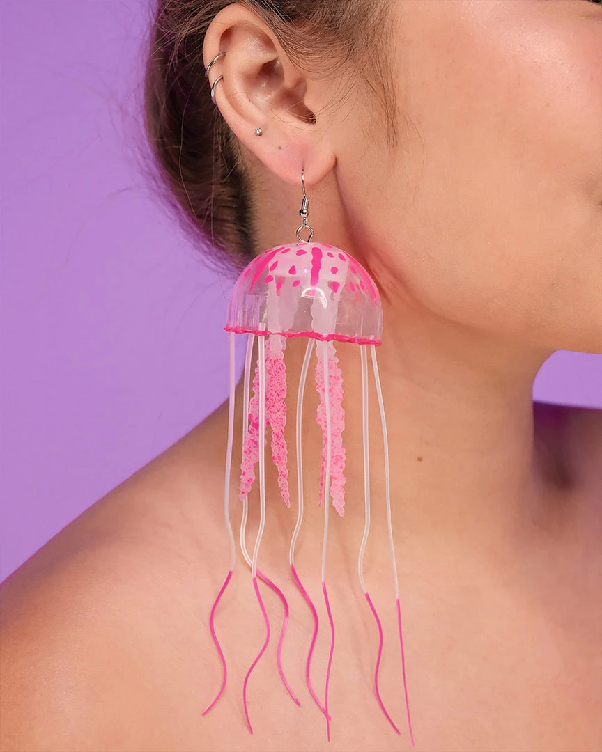 AE Neon Jellyfish Earrings 6 AE Neon Jellyfish Earrings