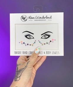 Uniflying Accessories Starlight Sprinkles Rave Face Jewel