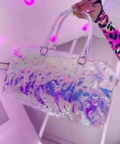 AE Clear Holographic Mini Duffel 10 AE Clear Holographic Mini Duffel