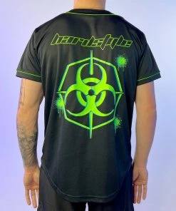 Jarmoo Biohazard Hardstyle Blacklight Green Jersey 22 Jarmoo Biohazard Hardstyle Blacklight Green Jersey