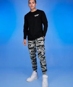 Phillip Marciano LLC Pants X Joggers Grey Camo Men's Joggers