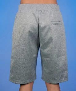 Phillip Marciano LLC Grey Slant Zipper Men's Shorts