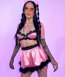 Roma Pretty In Pink 2pc Lingerie Set