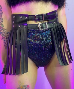 Daisy's Corsets New Fringe Society Vegan Leather Skirt