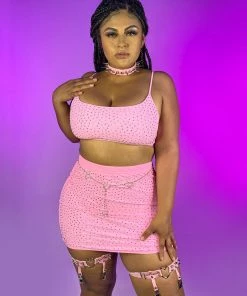 Hot And Delicious New Lovestruck Pink 2pc Set