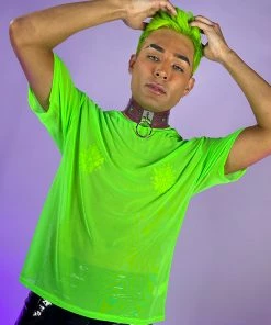 OhYes Fashion Got Ya Covered Oversized Mesh Tee