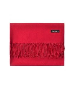 AE Womens Basic Solid Pashmina Scarf