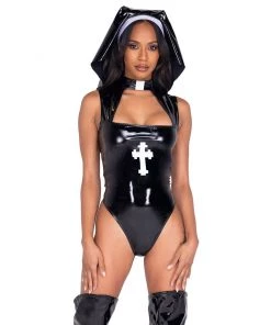 Roma 2pc Misbeheaven Nun Costume Womens 10 Roma 2pc Misbeheaven Nun Costume Womens