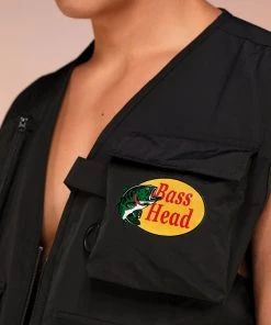 Jarmoo Basshead Black Fishing Utility Vest