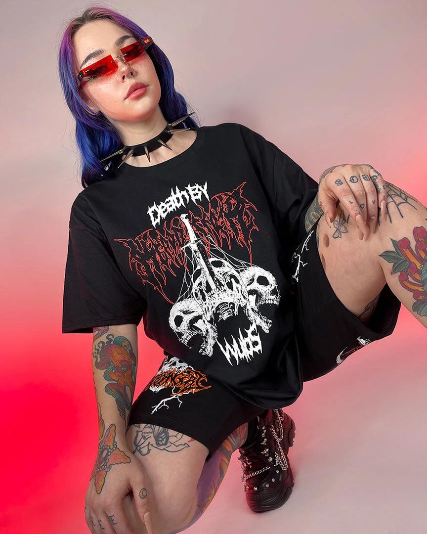 Jarmoo New Headbanger Death By Wubs RW Tee 8 Jarmoo New Headbanger Death By Wubs RW Tee