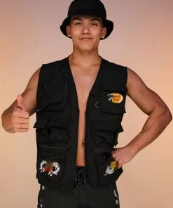 Jarmoo Basshead Black Fishing Utility Vest