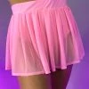 OhYes Fashion Y2K Doll Sheer Pleated Mini Skirt