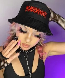 Jarmoo New Red Headbanger Bucket Hat