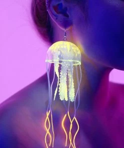 AE Neon Jellyfish Earrings