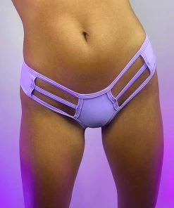 Juan Solid Cutout Scrunchy Booty Shorts