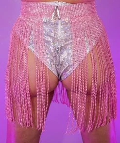 Hot And Delicious Mo' Money Mo' Jewels Cover Up Skirt