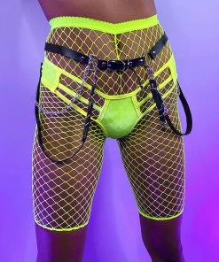 Leg Avenue New Fishnet Biker Shorts