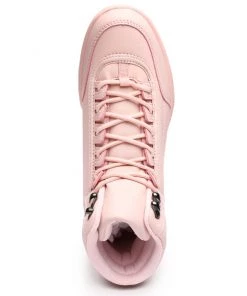Berness Shoes Womens Baby Pink High Livin' Hi Top Sneakers