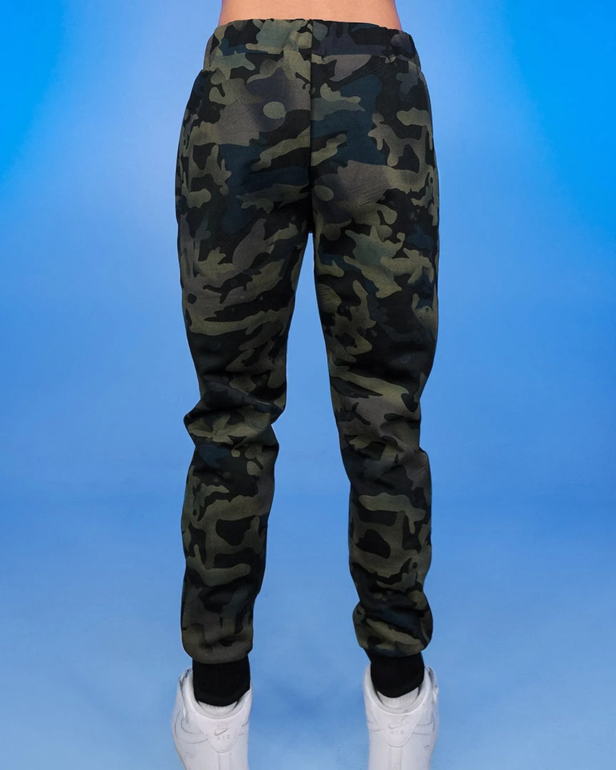 Phillip Marciano LLC Green/Black Camo Men's Joggers 3 Phillip Marciano LLC Green/Black Camo Men's Joggers