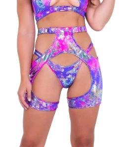 Roma Violet Rebel Buckle Chaps New