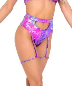 Roma Violet Rebel Keyhole Garter Bottoms New 7 Roma Violet Rebel Keyhole Garter Bottoms New