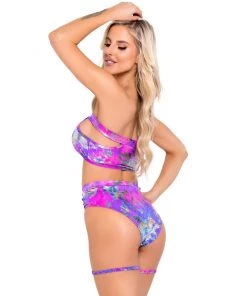 Roma Violet Rebel Keyhole Garter Bottoms New 8 Roma Violet Rebel Keyhole Garter Bottoms New