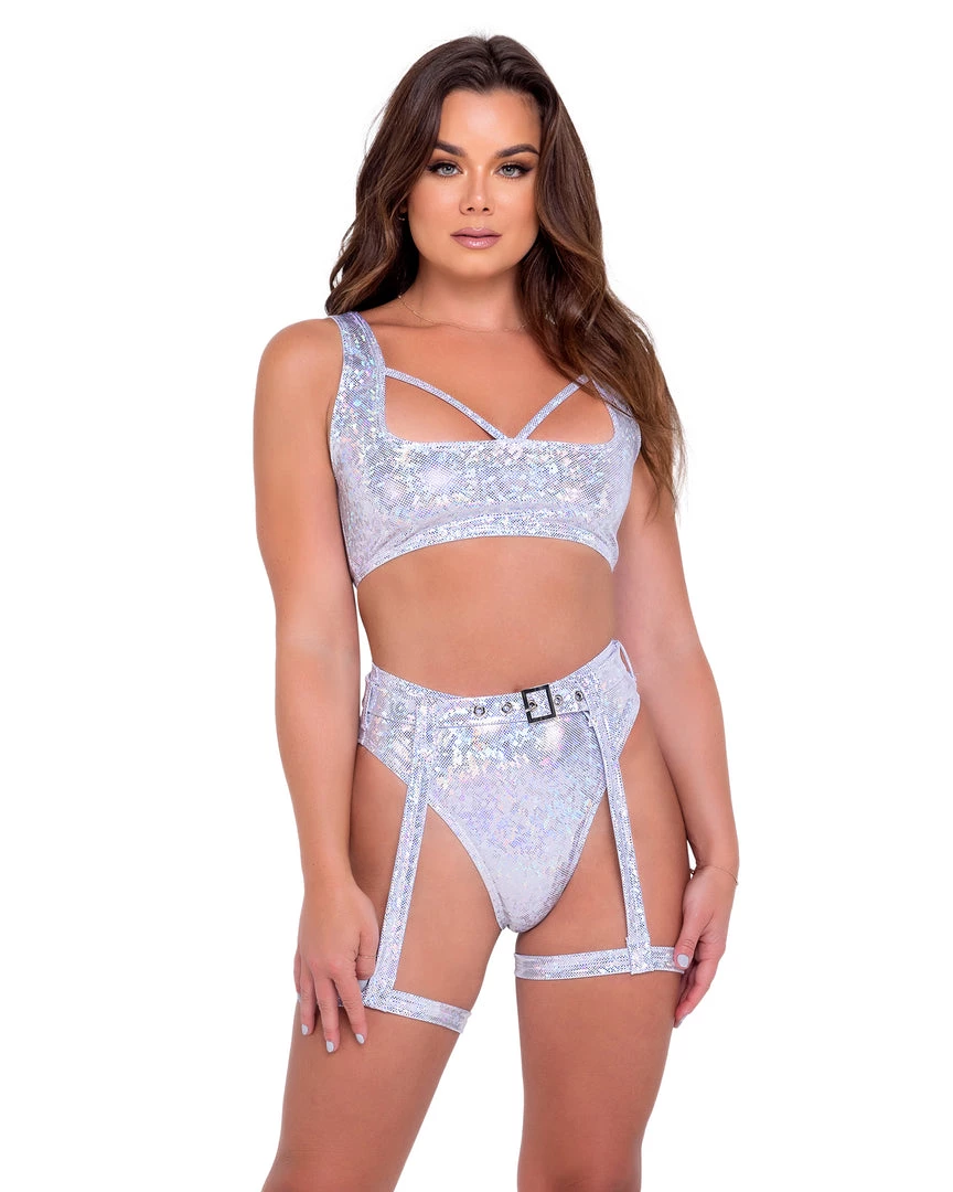 Roma Silver Aura Strap Top 2 Roma Silver Aura Strap Top