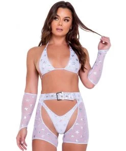 Roma Cosmic Stardust Gloves (Pair) New